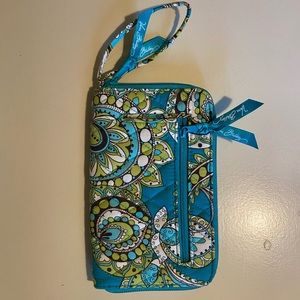 Vera Bradley Peacock Travel Wallet/ Wristlet